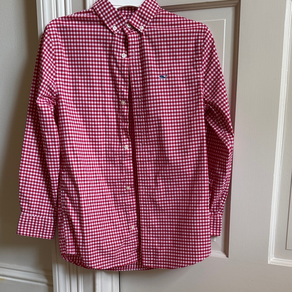 Vineyard Vines boys performance long sleeve button down